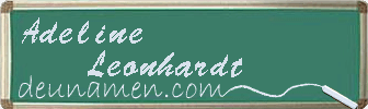 Adeline Leonhardt Visitenkarte